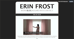 Desktop Screenshot of inprogress.erin-frost.com